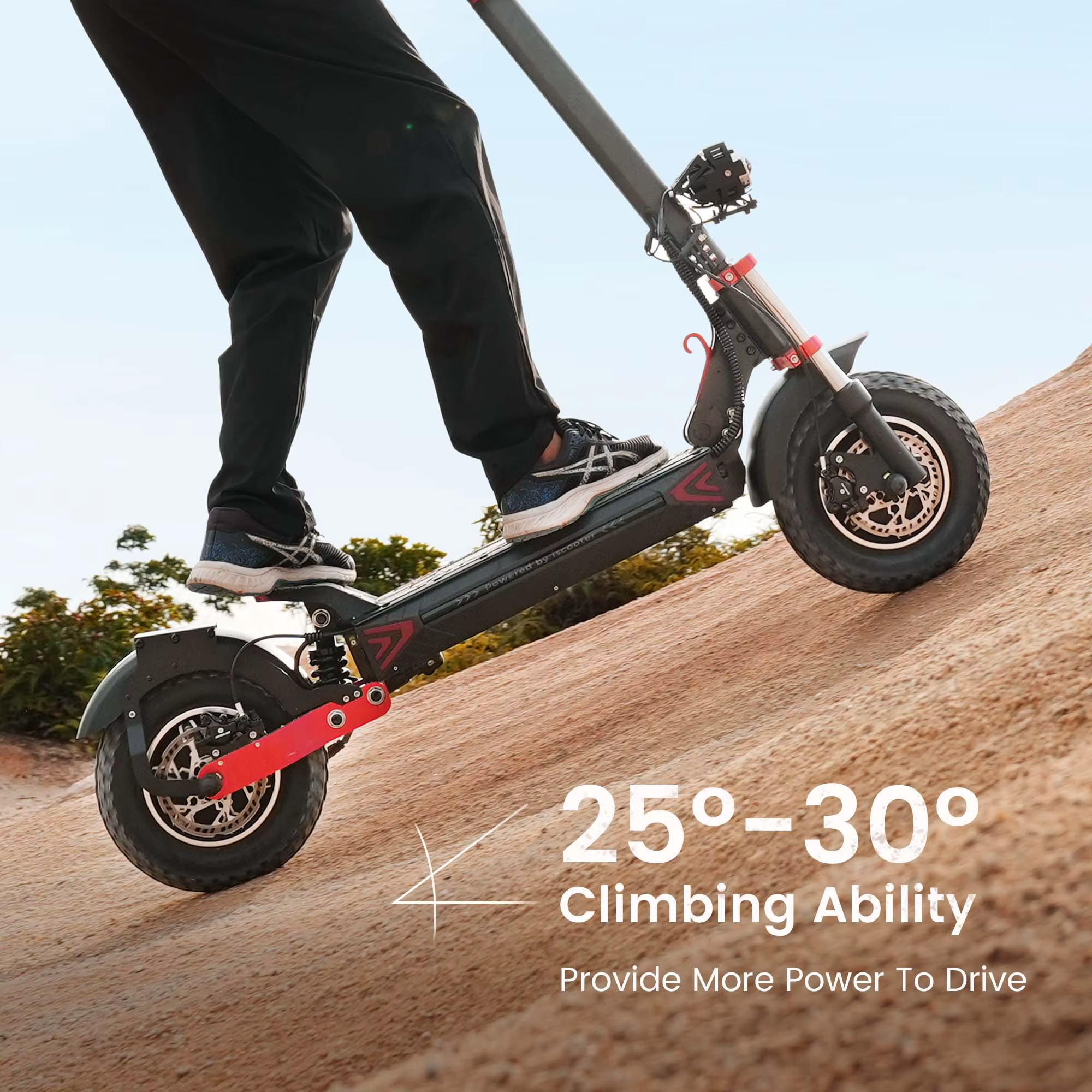 Patinete Eléctrico IScooter IX8, Neumático Off-road de 12'', Motor 1200W*2, Batería 48V20AH, 60Km/H, Autonomía 70KM, Frenos de Disco Dobles