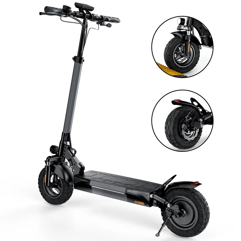 Patinete eléctrico IScooter W9 1000W, 45 km autonomía y 45 km/h