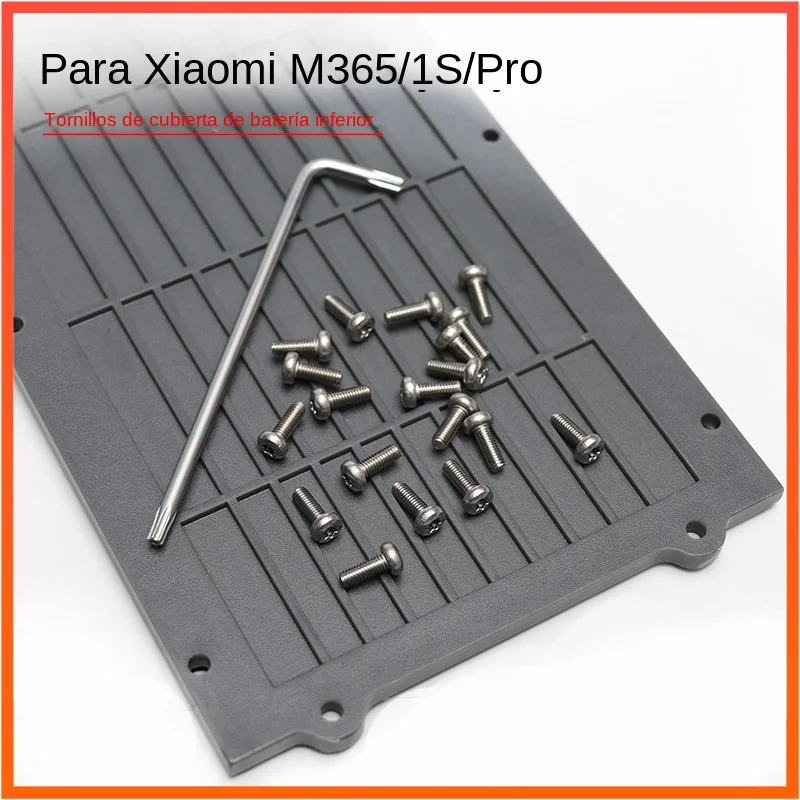 Cubierta batería Xiaomi M365 y Pro con tornillos