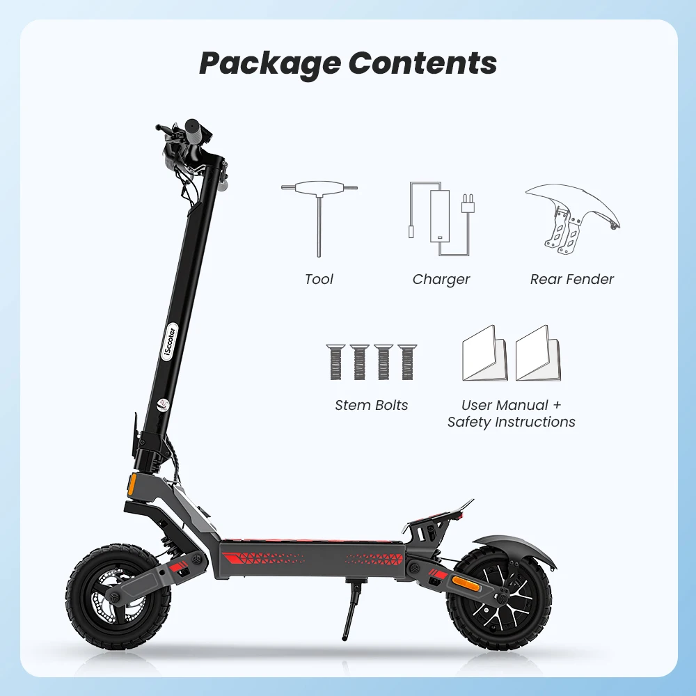 Patinete Eléctrico iscooter IF1 1200W, 45km y App