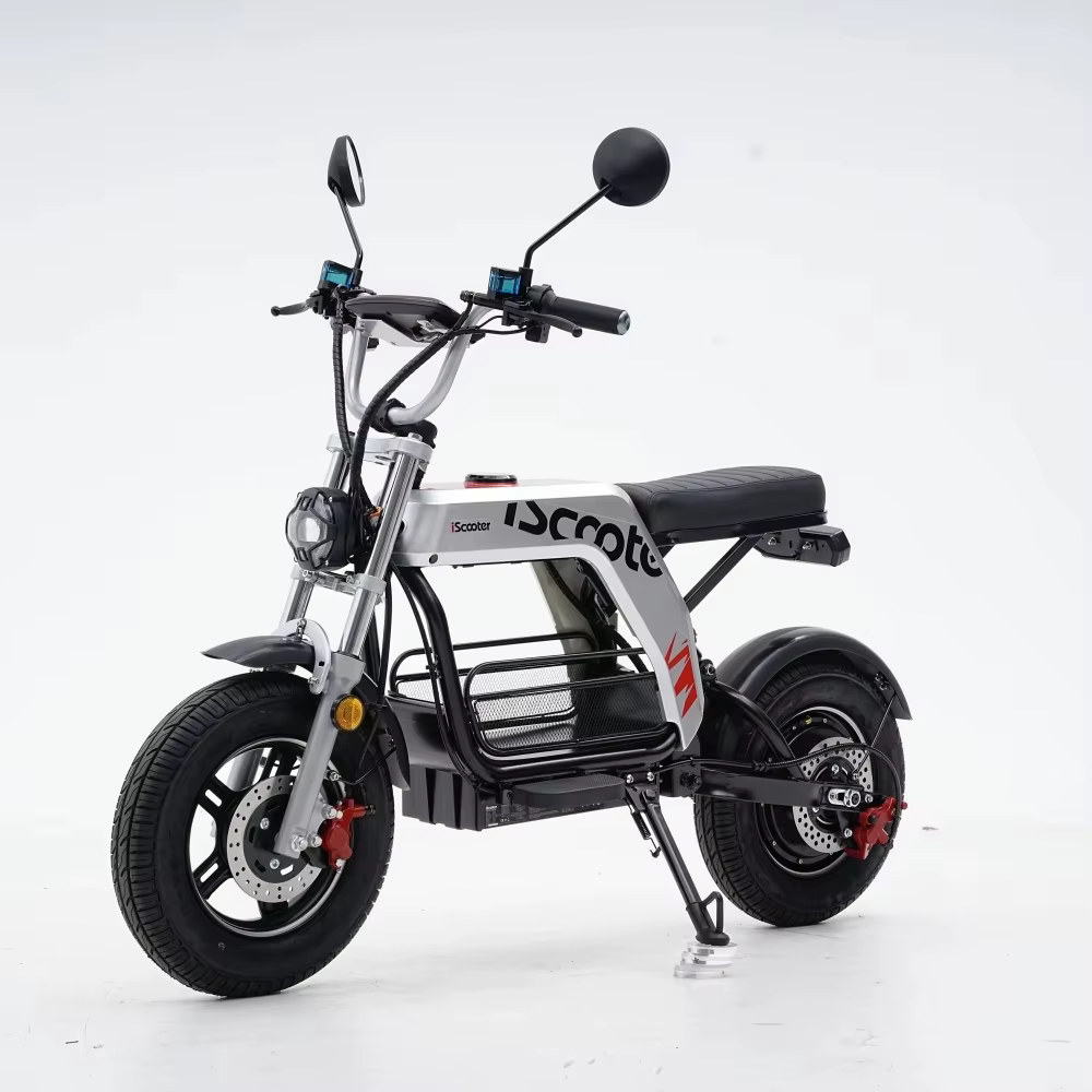 Patinete Eléctrico iScooter 17 Pulgadas, Motor Potente 2000W, Moto Eléctrica 60 km/h con TCS, Todoterreno, Batería 20Ah, Autonomía 90–100 km, Adultos, E-Moto con NFC