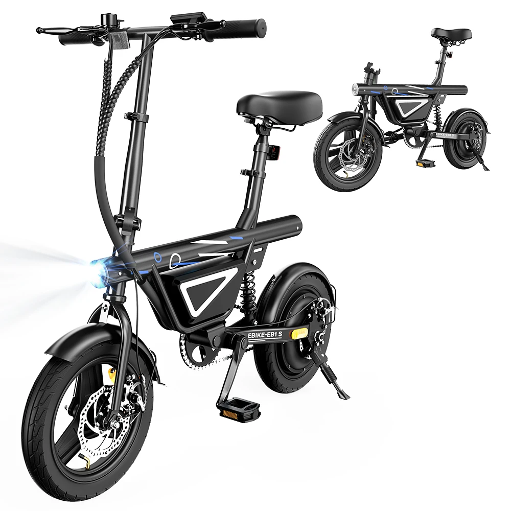 Bicicleta Eléctrica Plegable iScooter EB1S 350W 36V