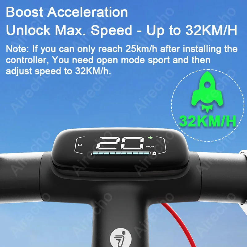 Controlador 32 km/h Ninebot E3/E3 PRO Desbloqueado