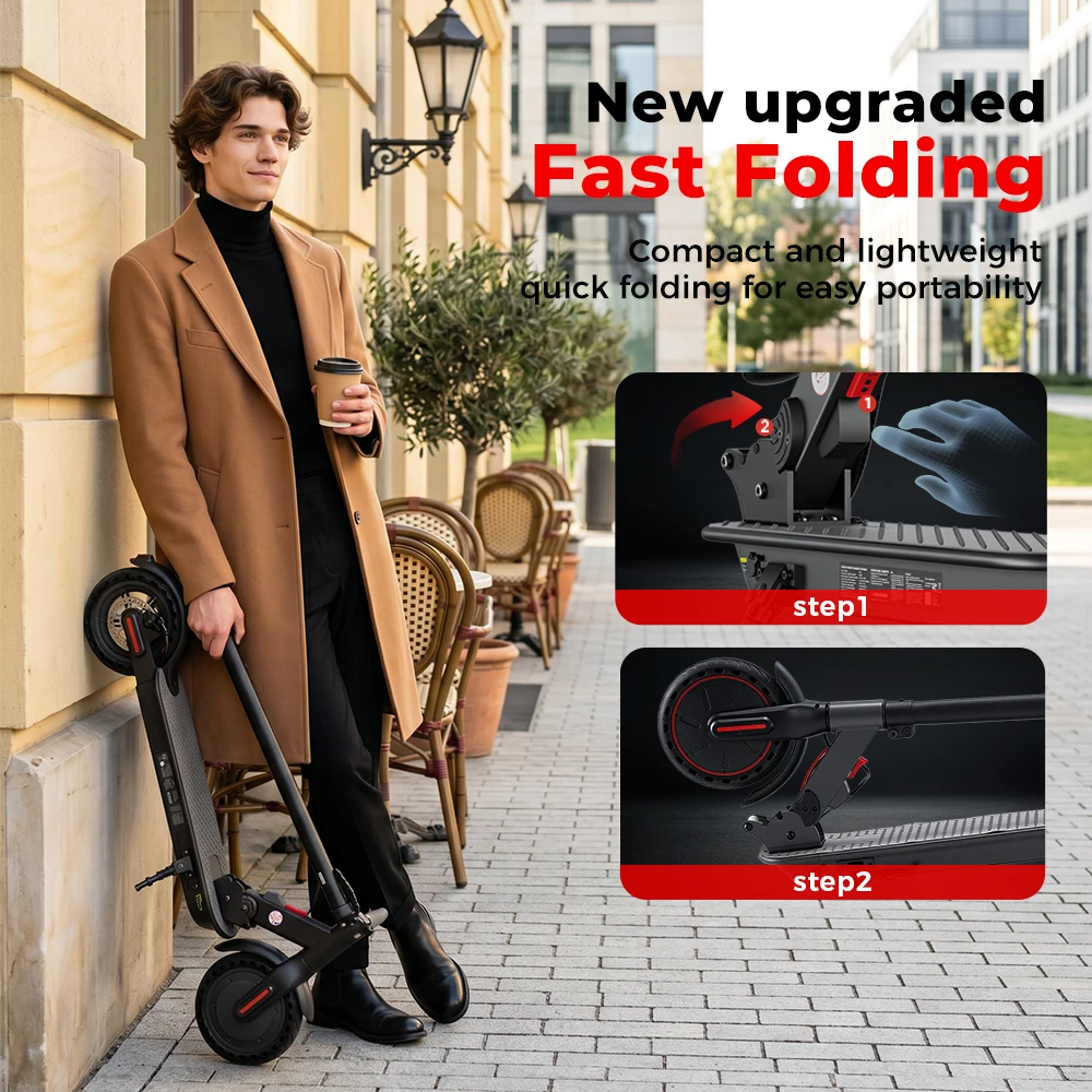 Patinete Eléctrico iScooter W3C 8.5 36V 7.8Ah con App