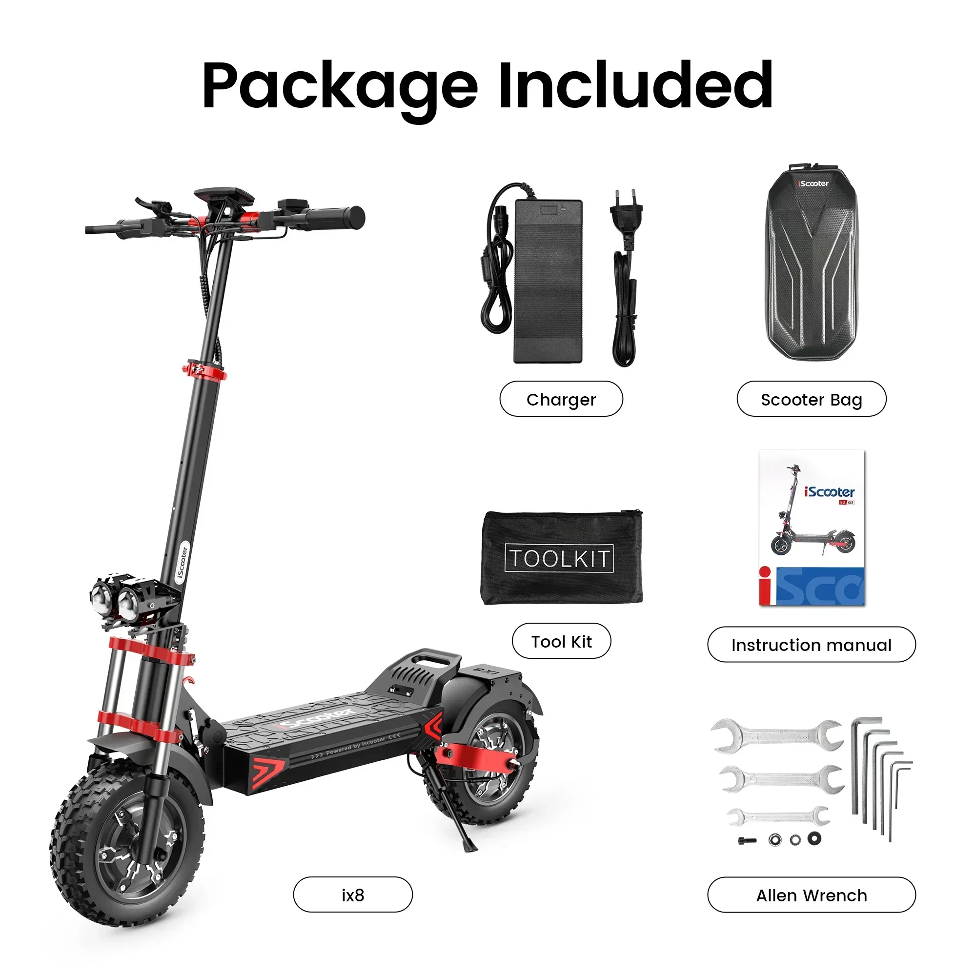 iScooter iX8 Premium: patinete eléctrico 48V 20Ah 12 todoterreno