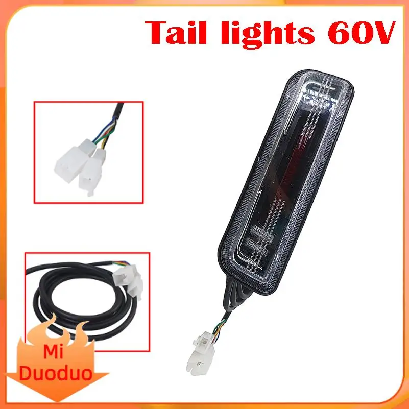 Luz Trasera Universal 60V para Scooter Citycoco con Direccional y Fren