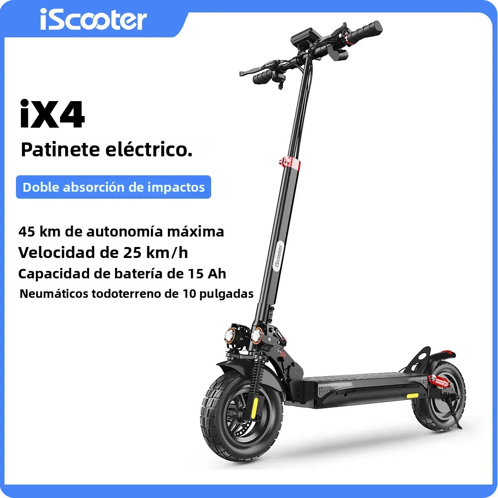 Patinete Eléctrico IScooter IX4 48V 15Ah 45 km 25 km/h