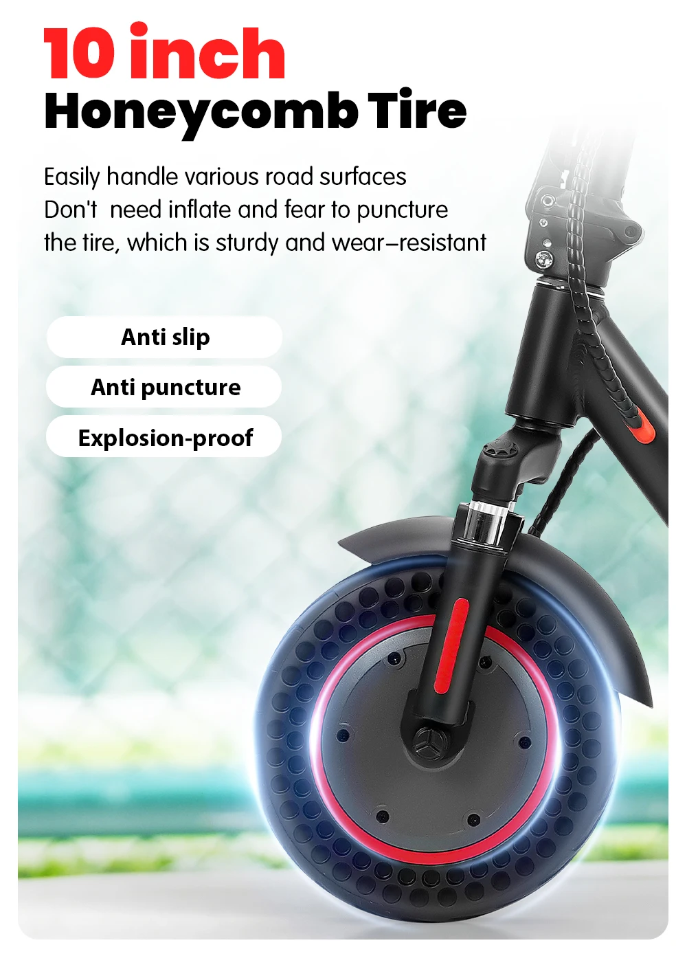 Patinete eléctrico iScooter i9max 36V 10Ah 30-40 km 25 km/h