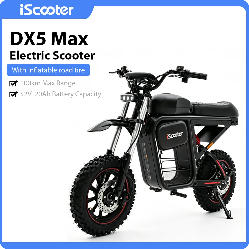 Patinete eléctrico IScooter DX5max 52V 20Ah 100 km