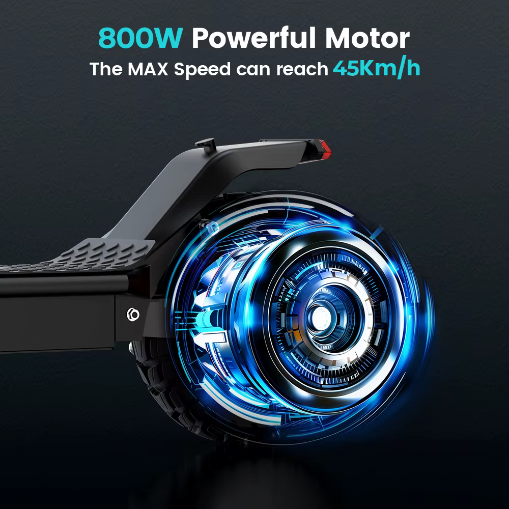 Patinete eléctrico iScooter i10Pro de 10 pulgadas, 15Ah, 45 km/h, autonomía de 60 km, potente con APP