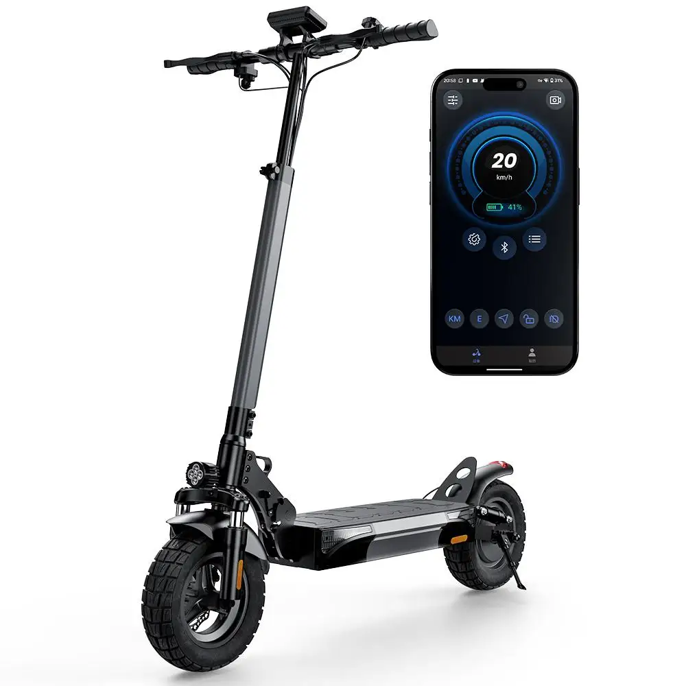 Patinete eléctrico IScooter W9 1000W, 45 km autonomía y 45 km/h