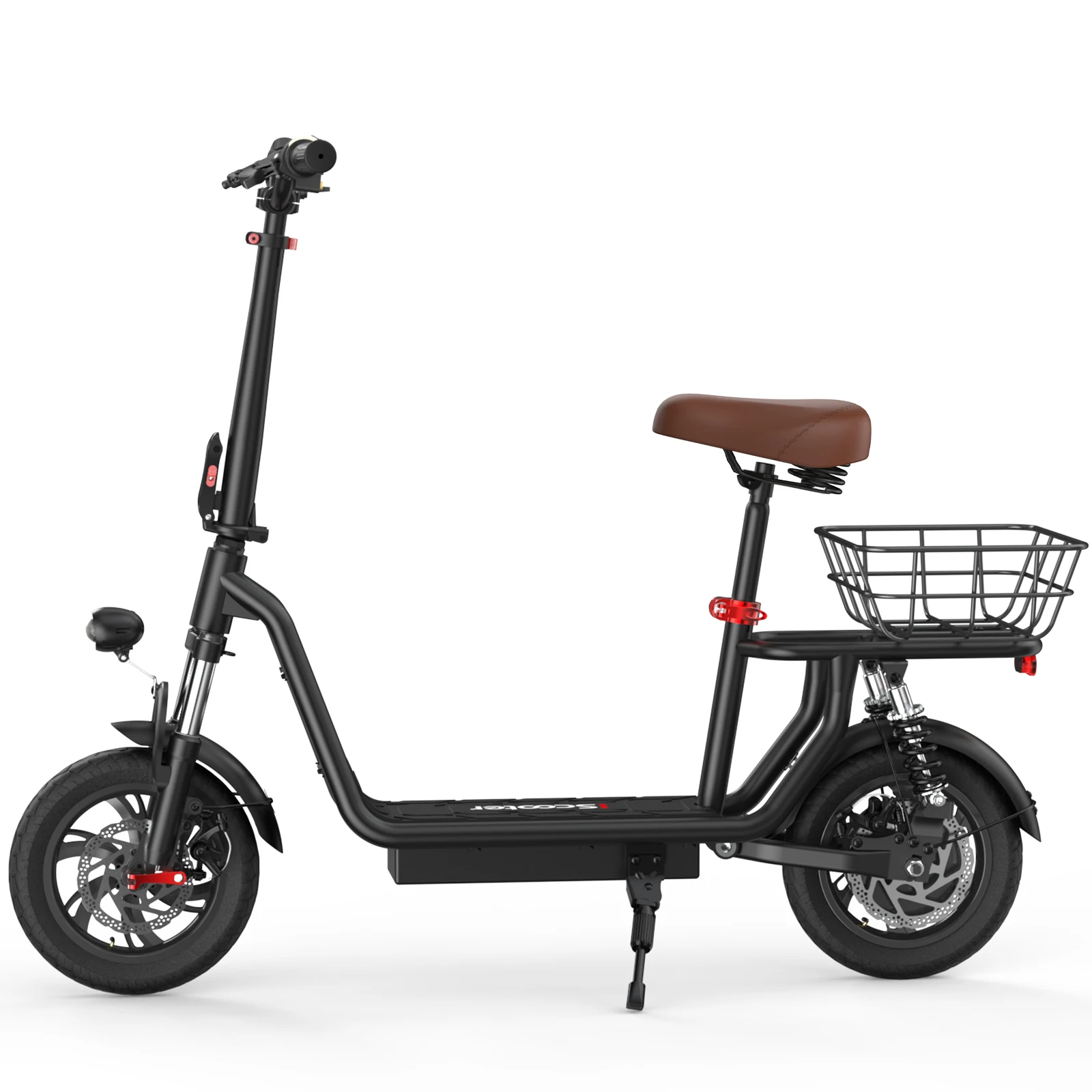 Patinete Eléctrico IScooter I12 500W 35km con Sillín