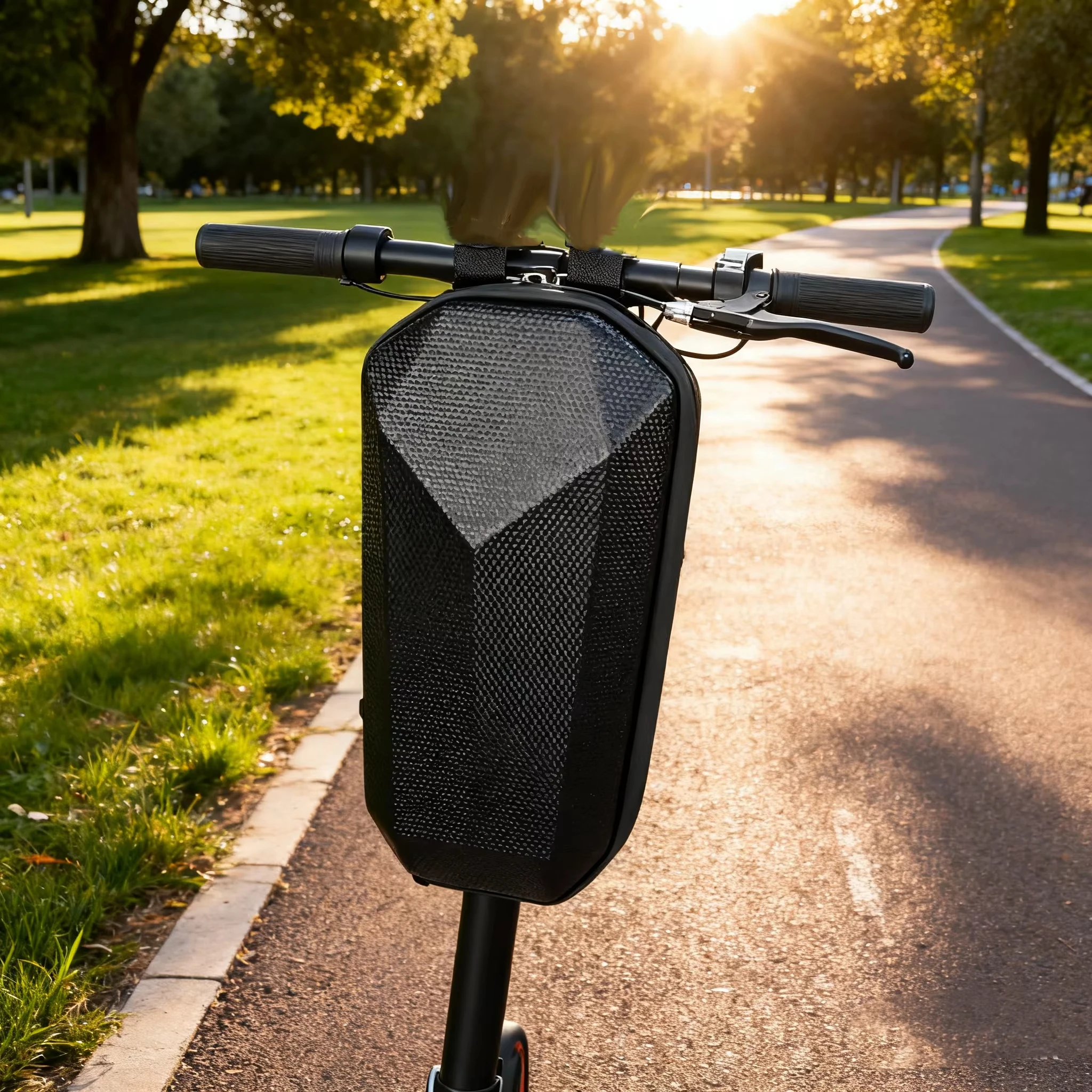 Bolsa colgante impermeable y rígida para scooter eléctrico