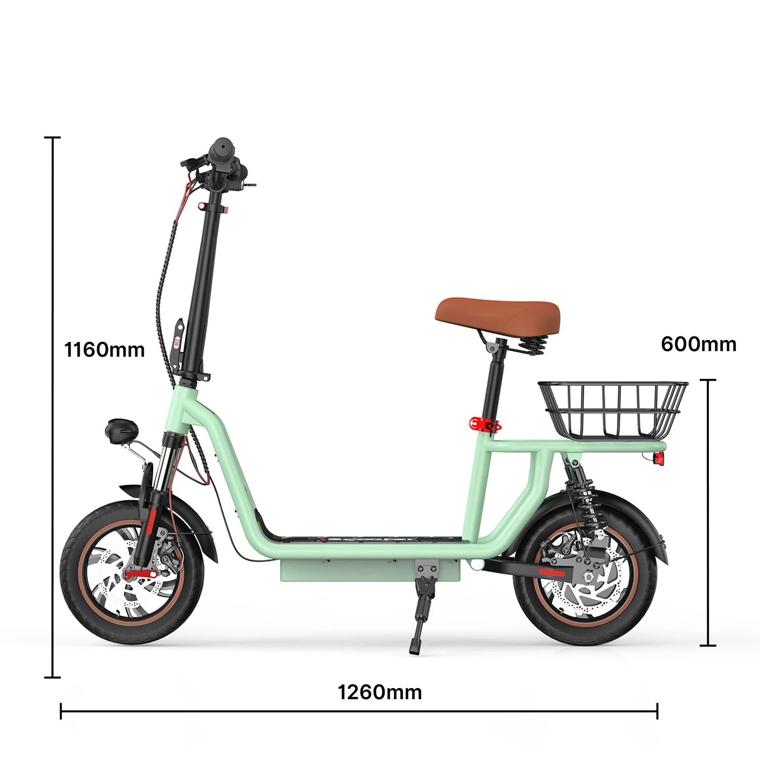 Patinete Eléctrico IScooter I12 500W 35km con Sillín