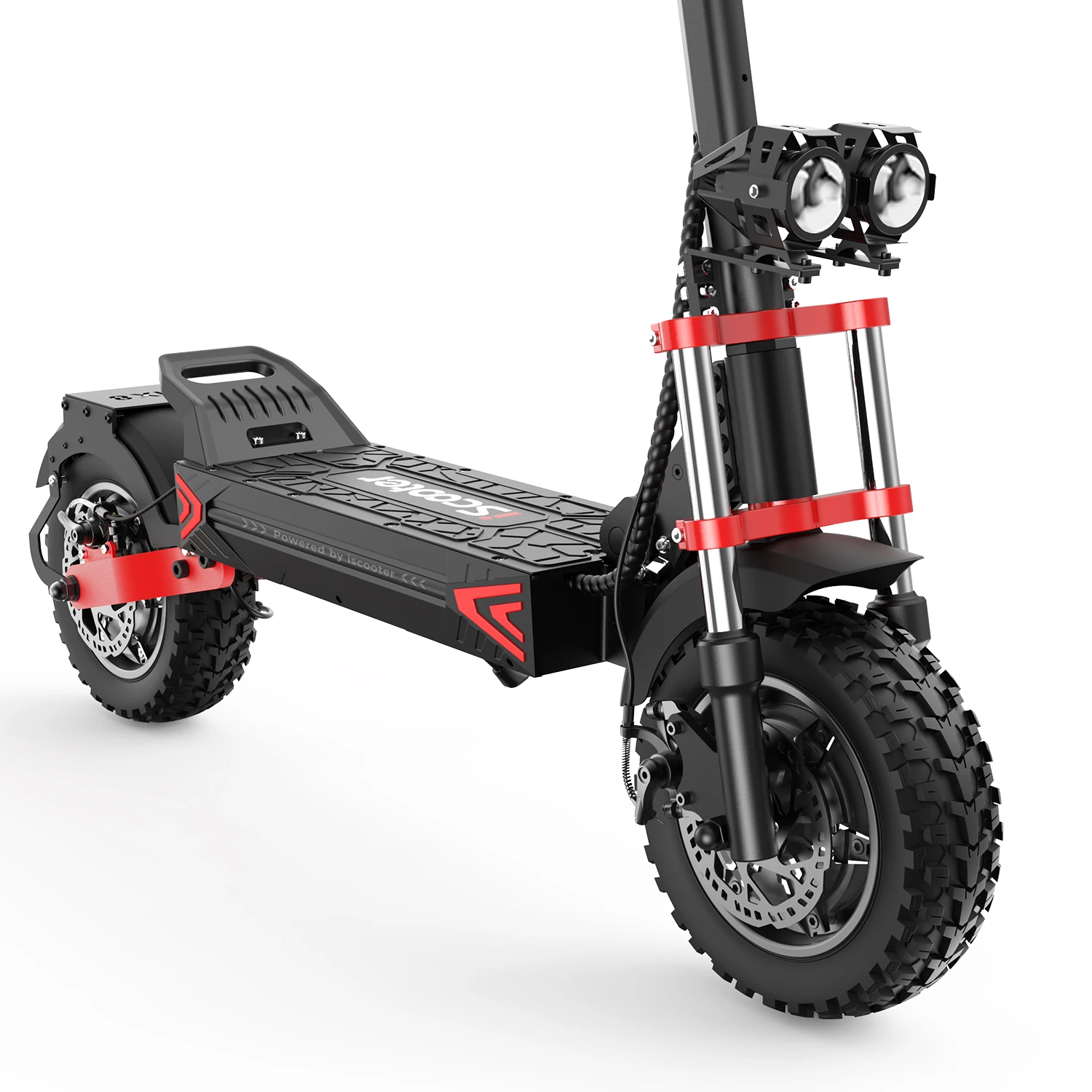 Patinete Eléctrico IScooter IX8: 1200W*2, 60 km/h y 70 km