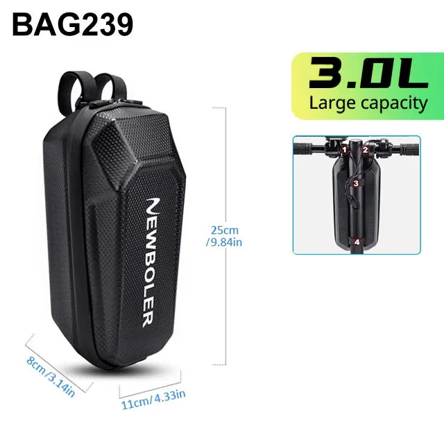 Bolsa patinete eléctrico NEWBOLER 3L/5L con USB impermeable