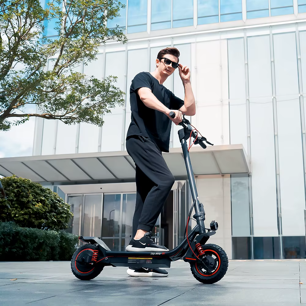 Patinete eléctrico iScooter i10Pro de 10 pulgadas, 15Ah, 45 km/h, autonomía de 60 km, potente con APP