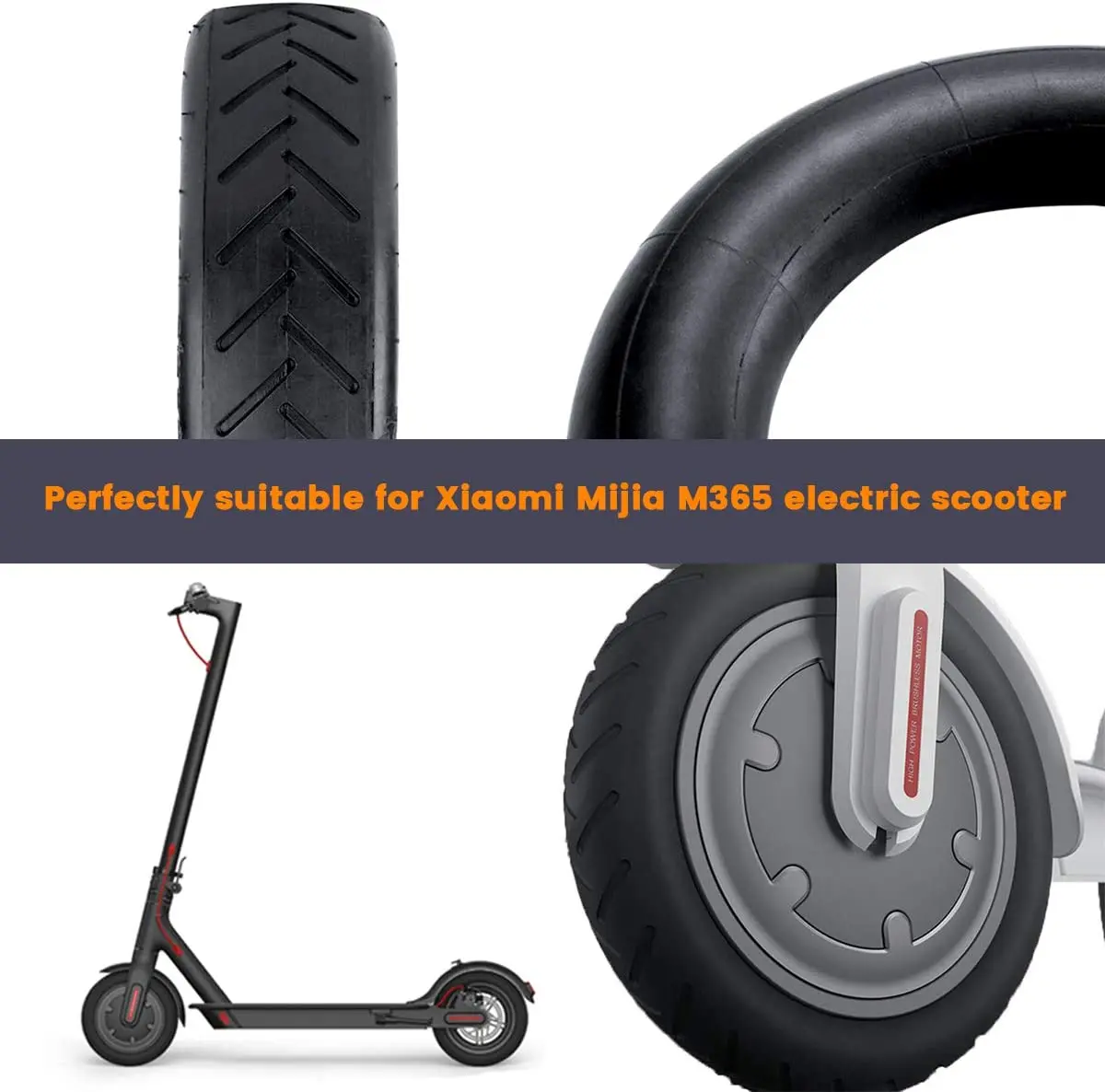 Neumático 8.5 para Xiaomi M365 Pro con cámara gruesa