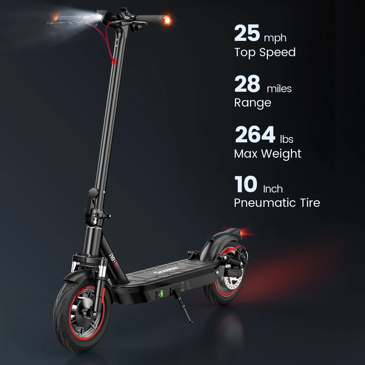 Patinete Eléctrico IScooter I10 650W 15AH 45 km