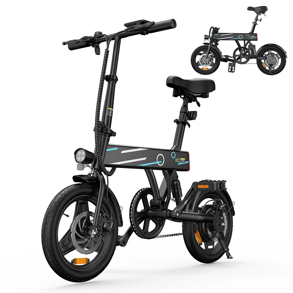 Bicicleta Eléctrica IScooter EB1S 250W 12AH Plegable