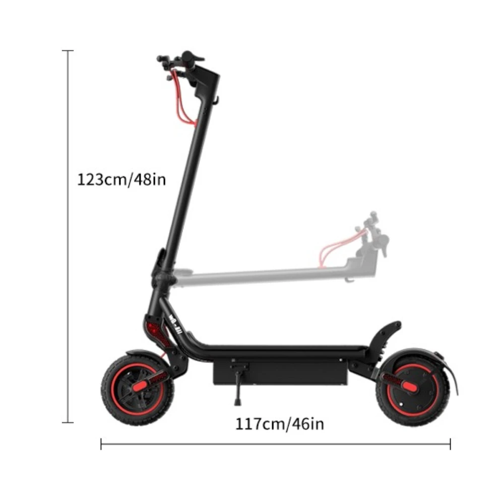 Patinete Eléctrico IScooter W8 750W 48V 14Ah con APP