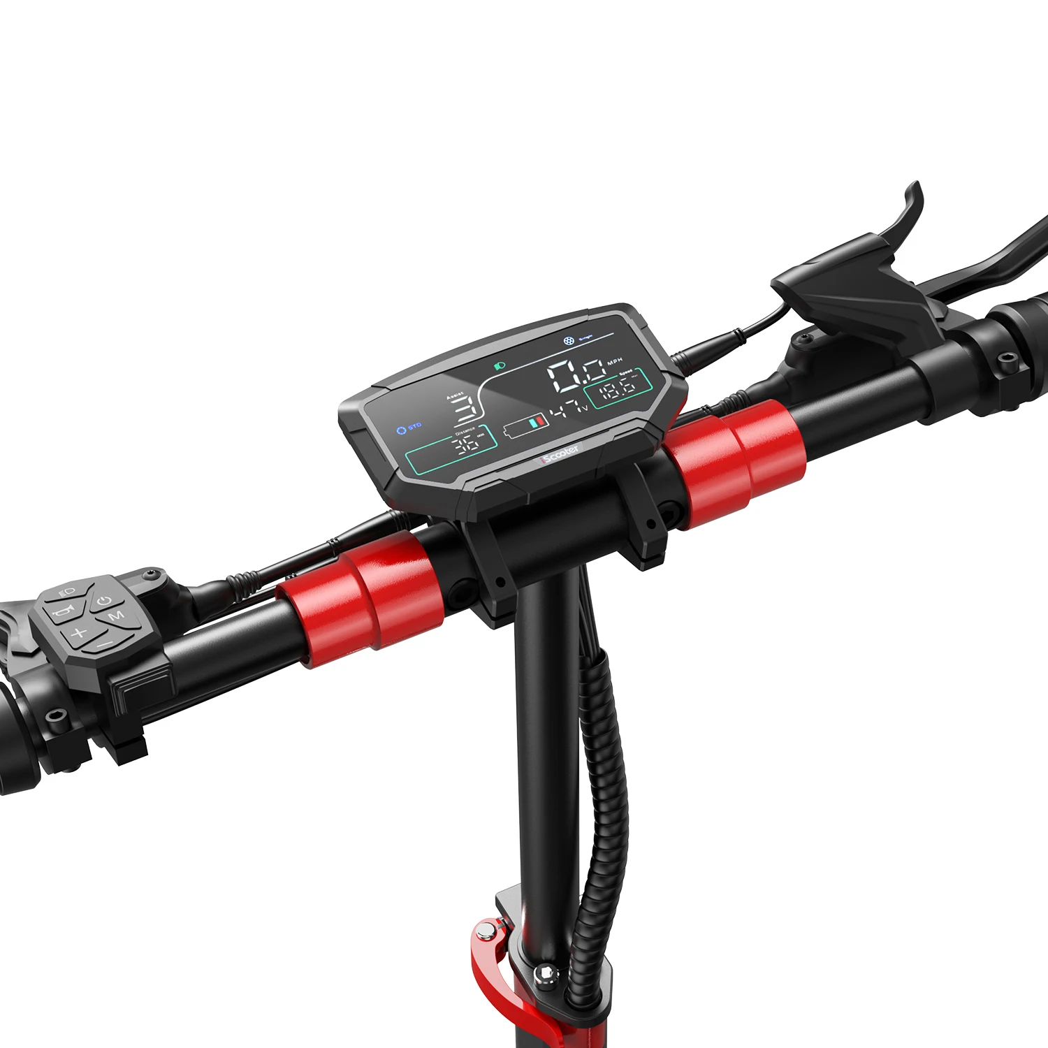 Patinete Eléctrico IScooter IX8: 1200W*2, 60 km/h y 70 km