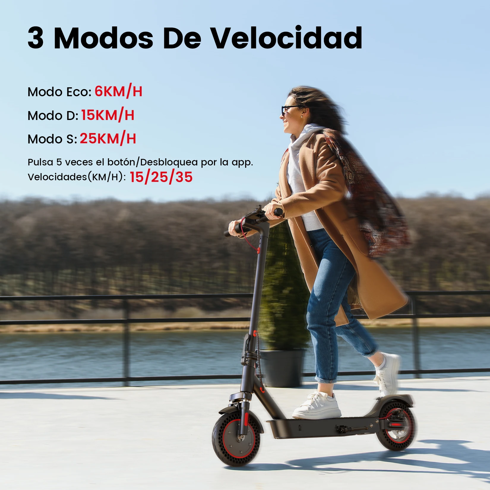 Patinete eléctrico IScooter I9MAX-1 10Ah, 40 km y app DGT