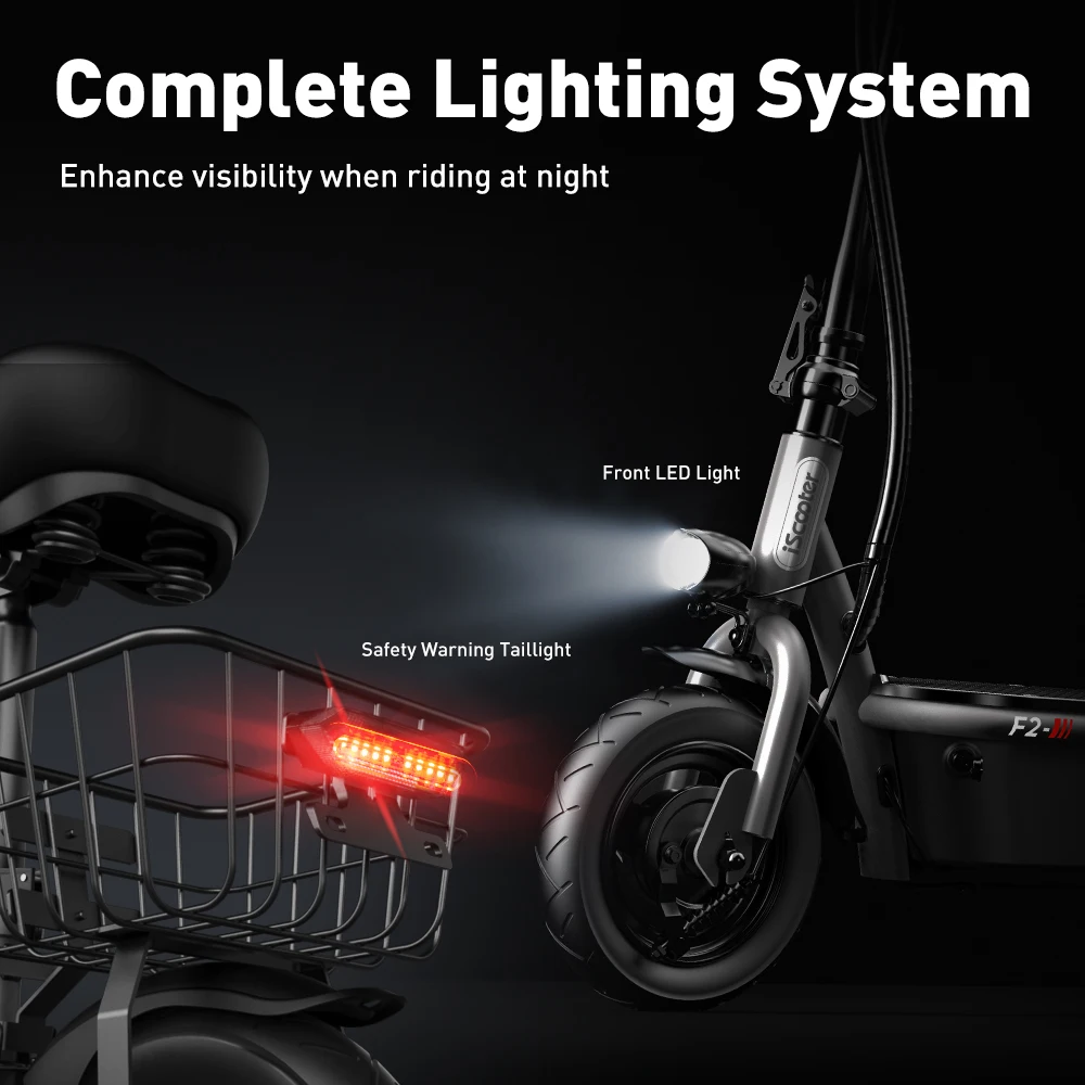 Patinete Eléctrico iScooter F2 Plegable 10 30 km
