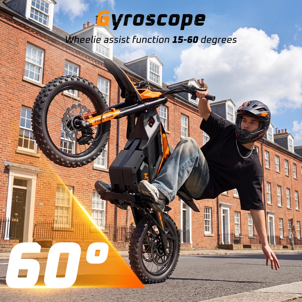 Motocicleta eléctrica MT2 todoterreno con batería extraíble 22.5Ah