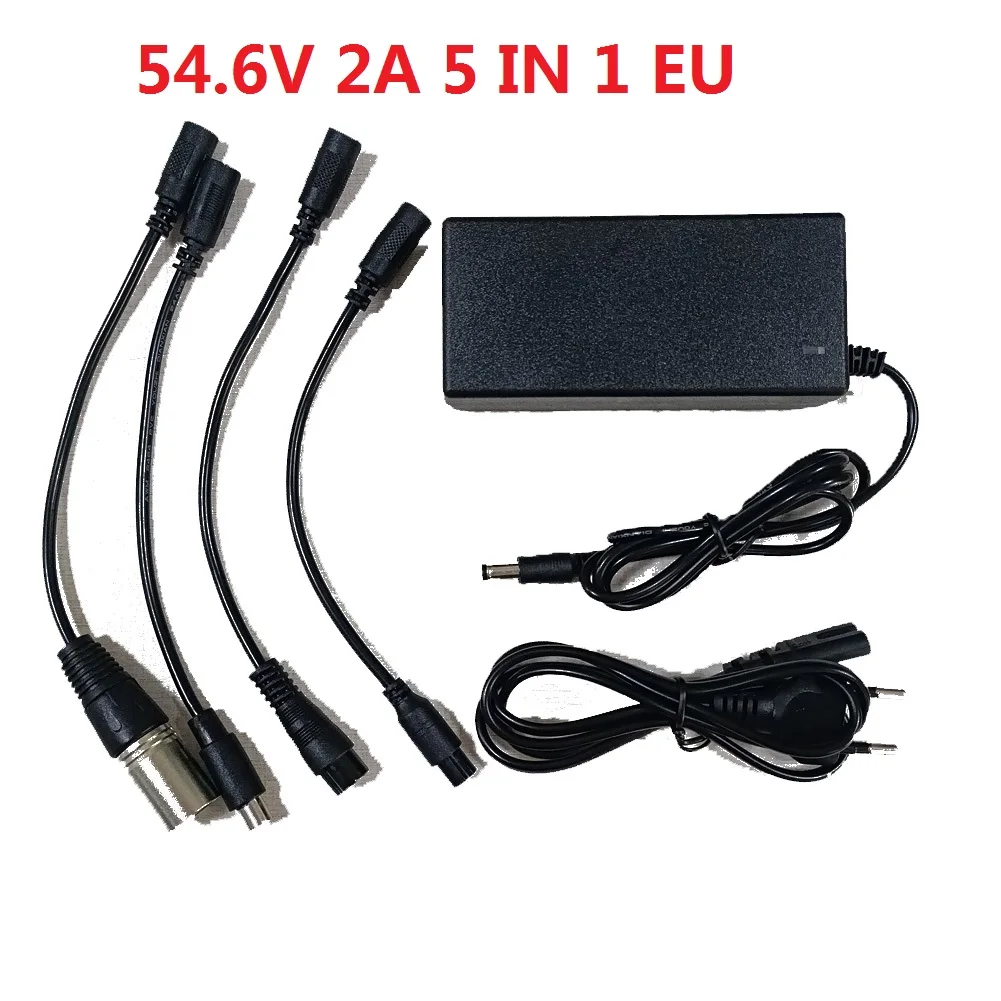 Cargador patinete eléctrico 42V/54,6V 2A universal litio