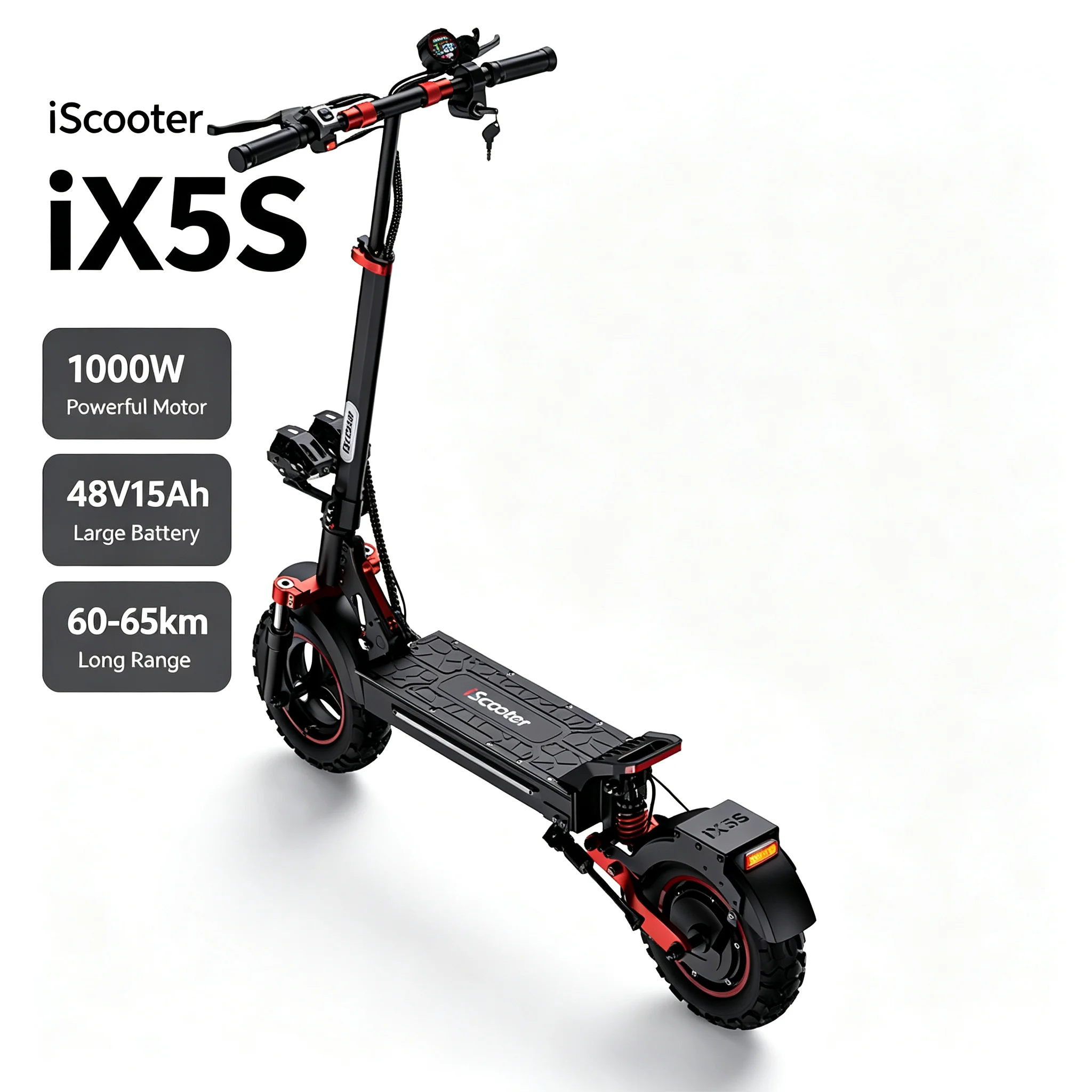 Patinete Eléctrico iScooter iX5S 48V 15Ah Todoterreno