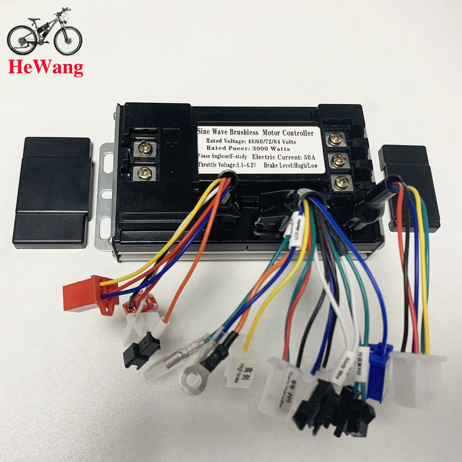 Controlador Onda Sinusoidal 48V-72V 3000W para Bicicleta Eléctrica