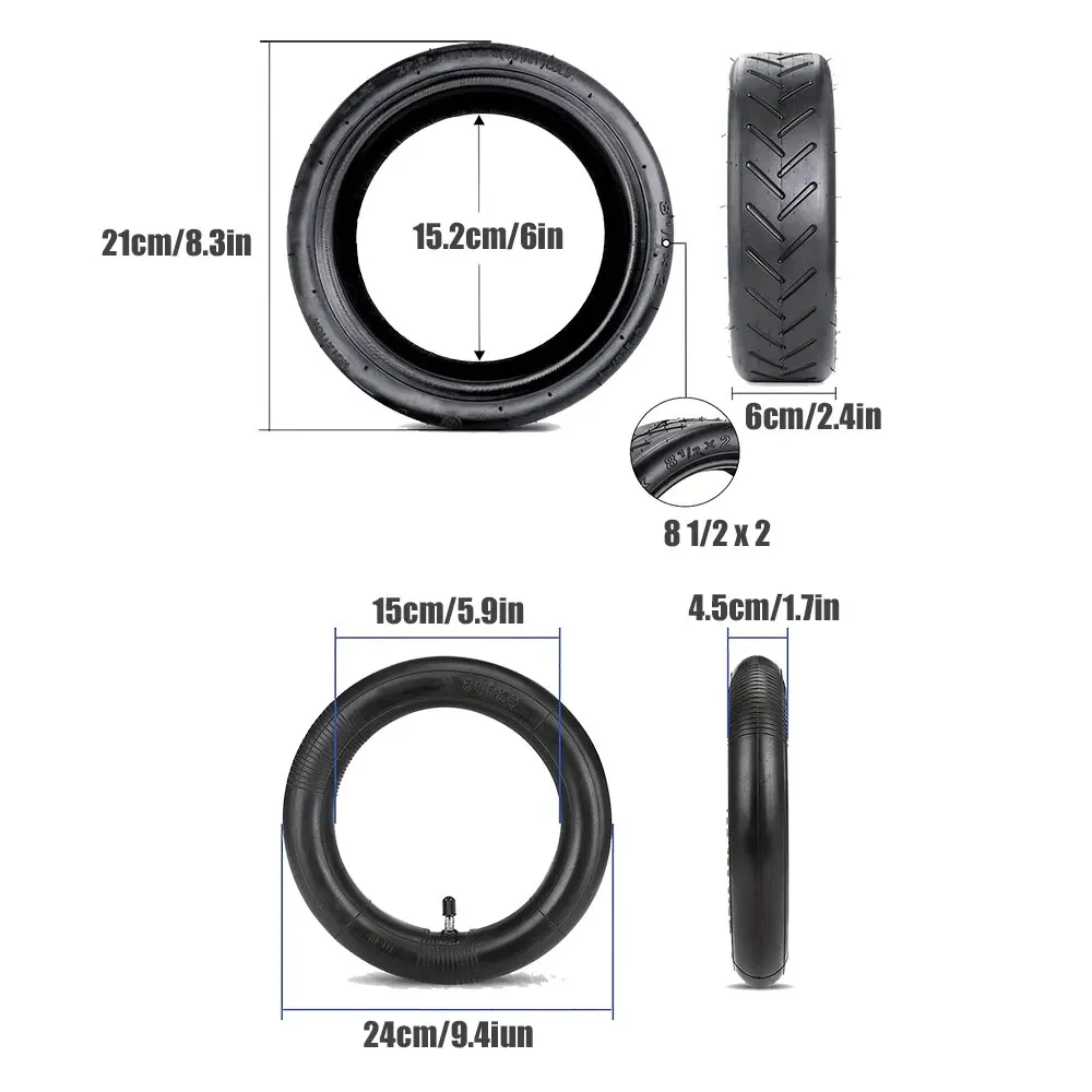 Neumático y cámara 8,5 para Xiaomi M365 Pro 2 Mi 1S