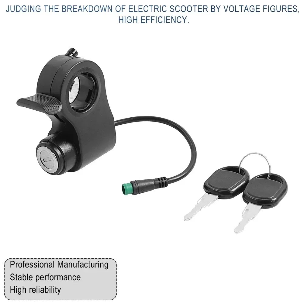 Interruptor de acelerador con llave para Kukirin G2 Max/G2 Pro