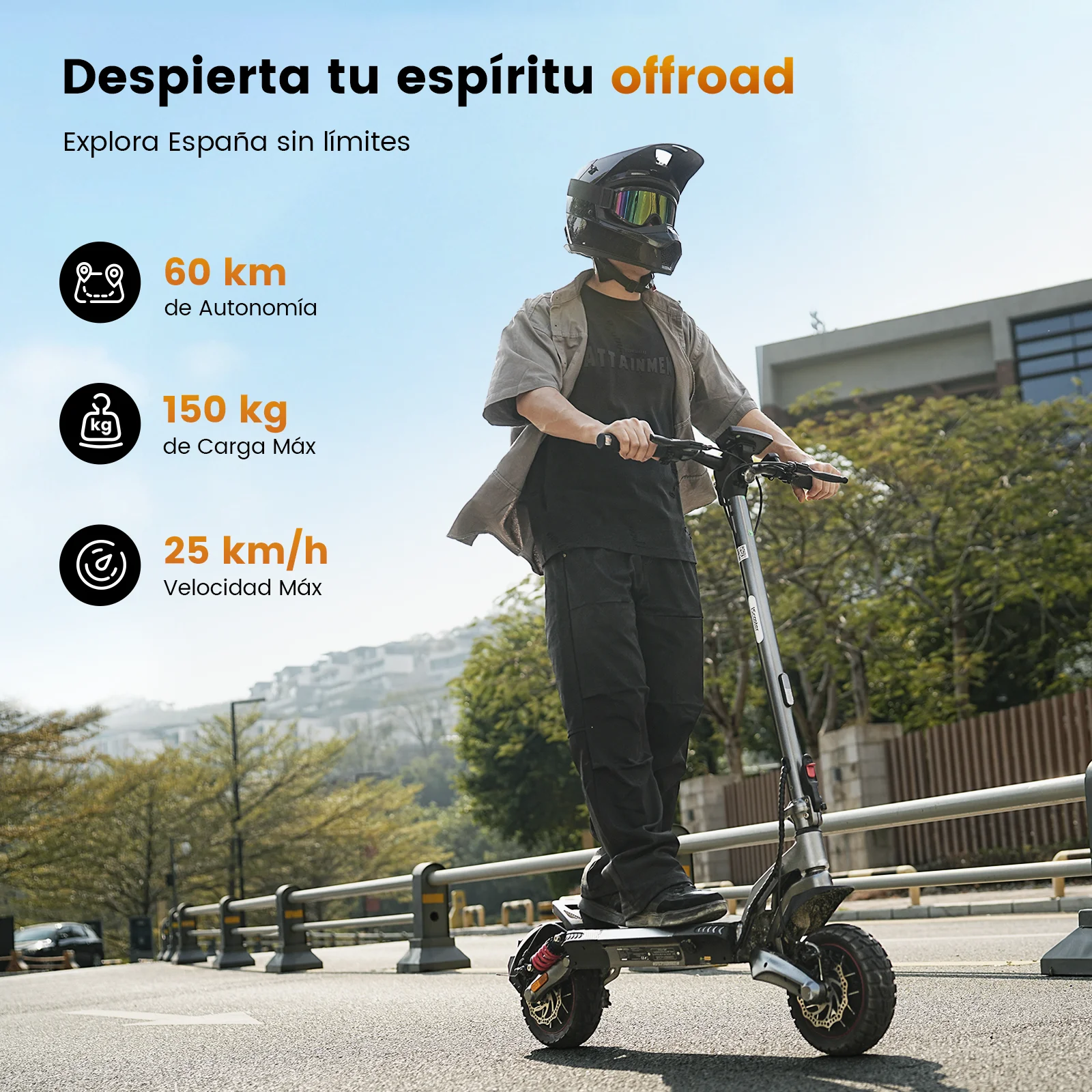 Patinete Eléctrico IScooter IX7Pro: 80 km y App