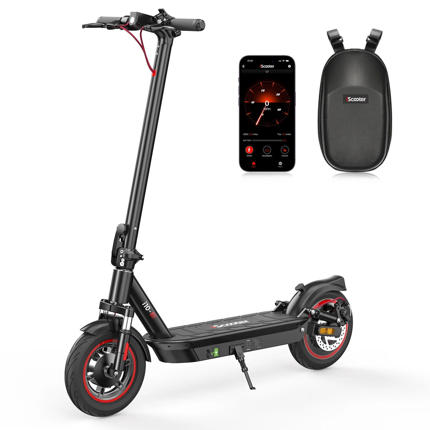 Patinete eléctrico iScooter i10: 650 W, 15 Ah y 40 km/h