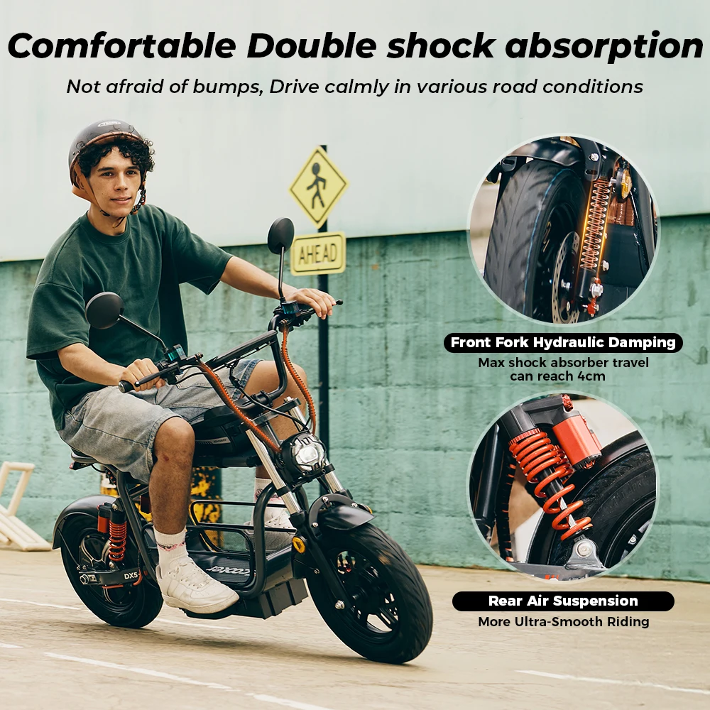 Patinete Eléctrico IScooter DX5 Off-Road para Adultos