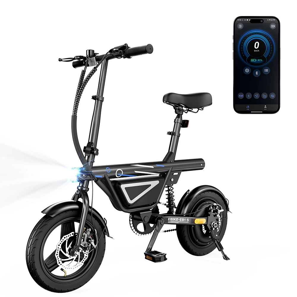 IScooter EB1S: Bicicleta Eléctrica 250W con App y 35 km/h