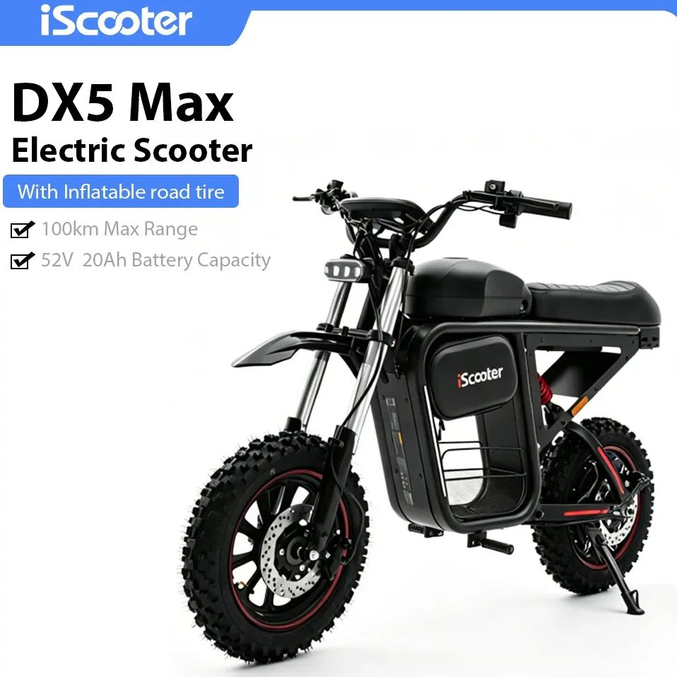 Patinete eléctrico IScooter DX5max 52V 20Ah 100 km