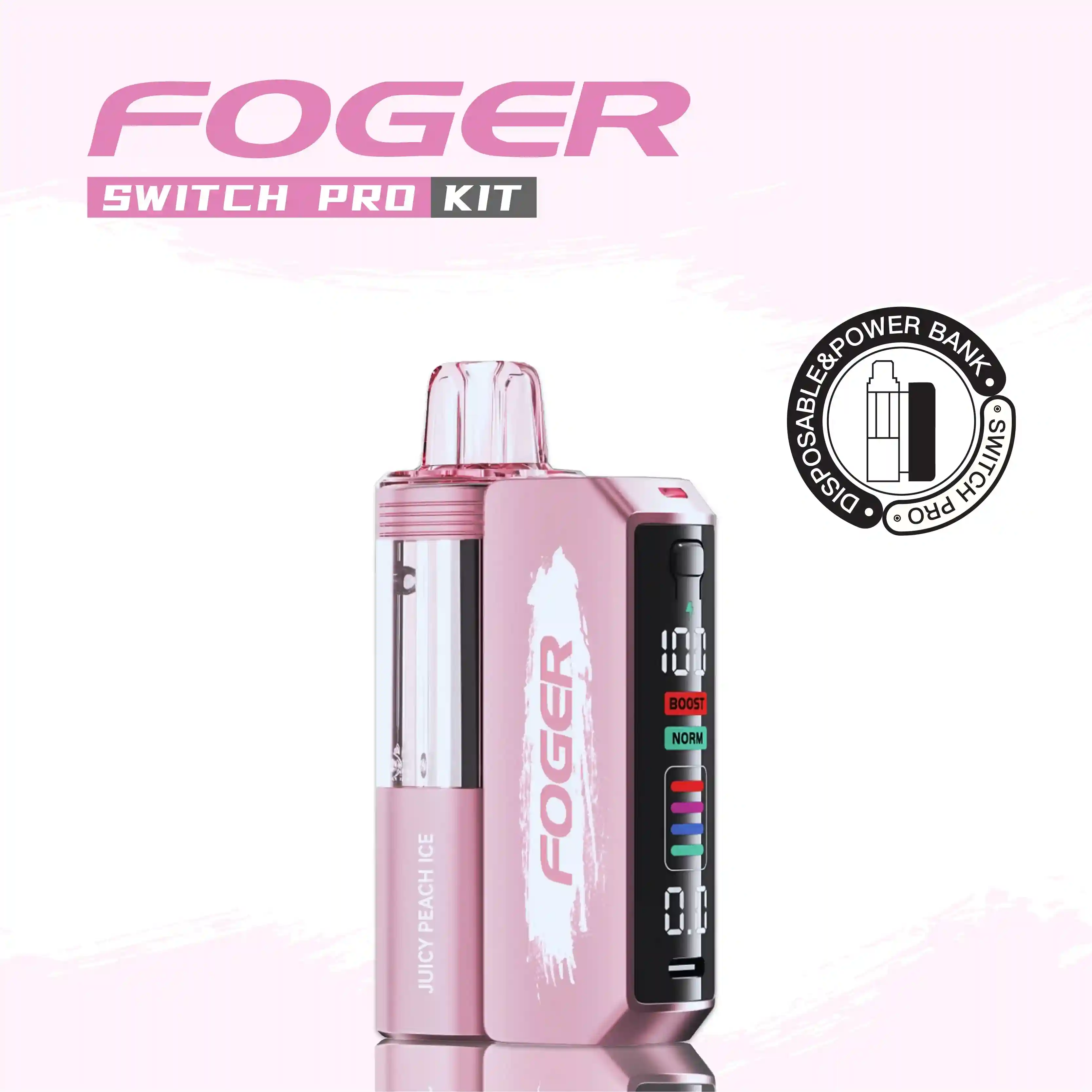 Juicy Peach Ice Foger switch pro Kit