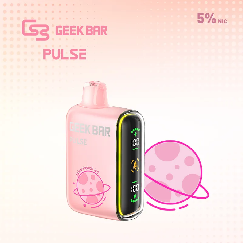 Juicy Peach lce GEEK BAR Pulse