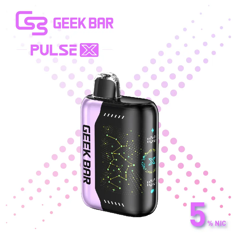 Raspberry Peach Lime GEEK BAR Pulse X  