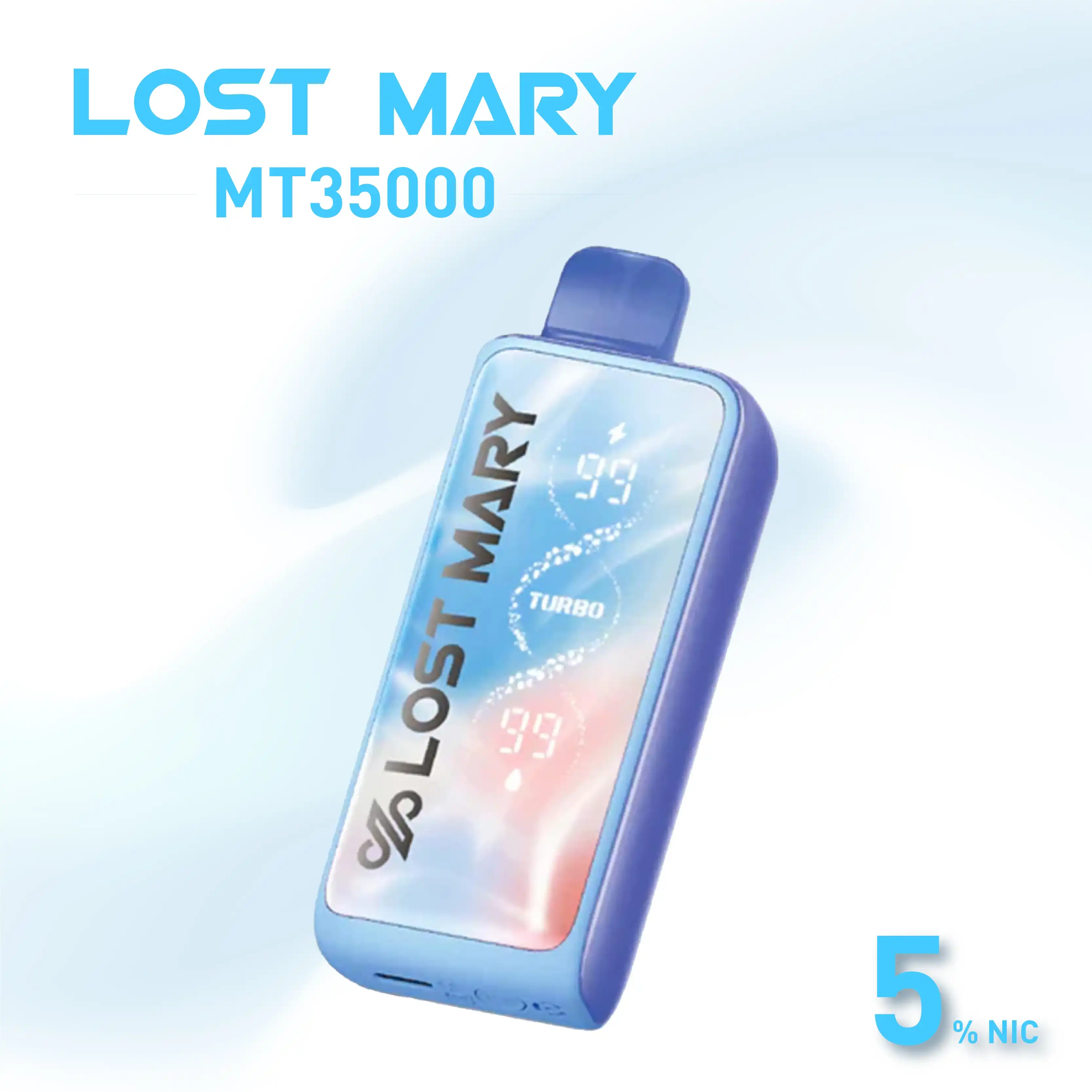 White Gami  LOST MARY MT35K Turbo 