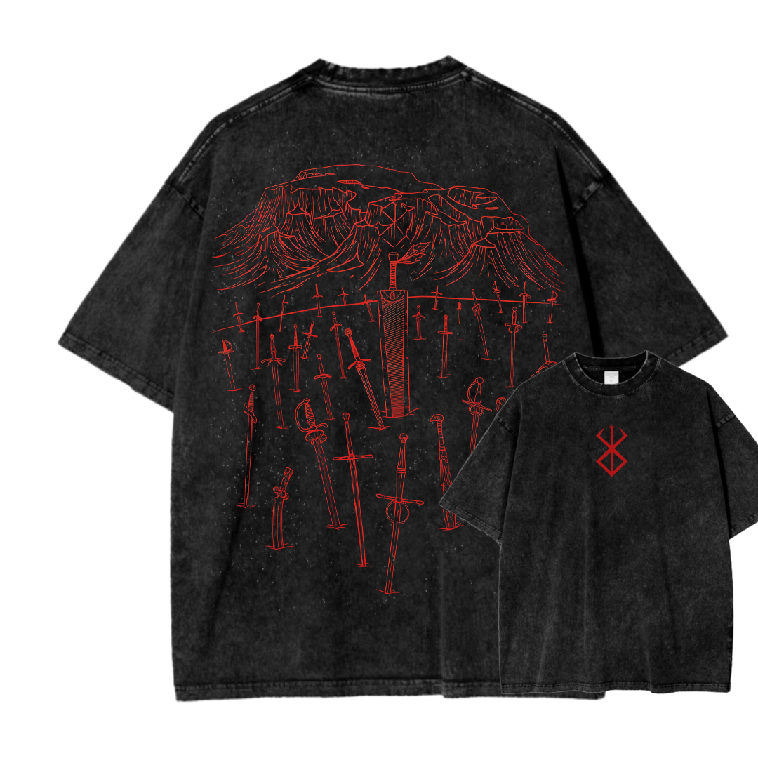 Berserk Unisex Fit Washed T-Shirt