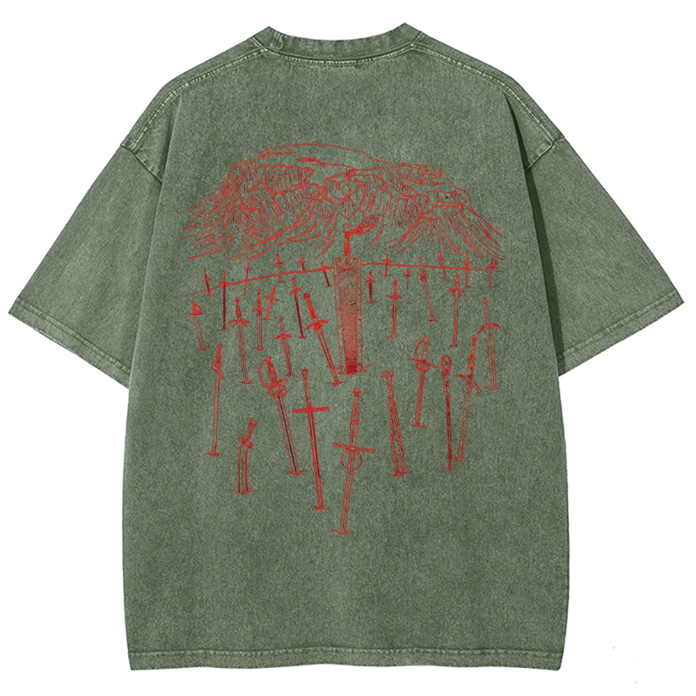 Berserk Unisex Fit Washed T-Shirt