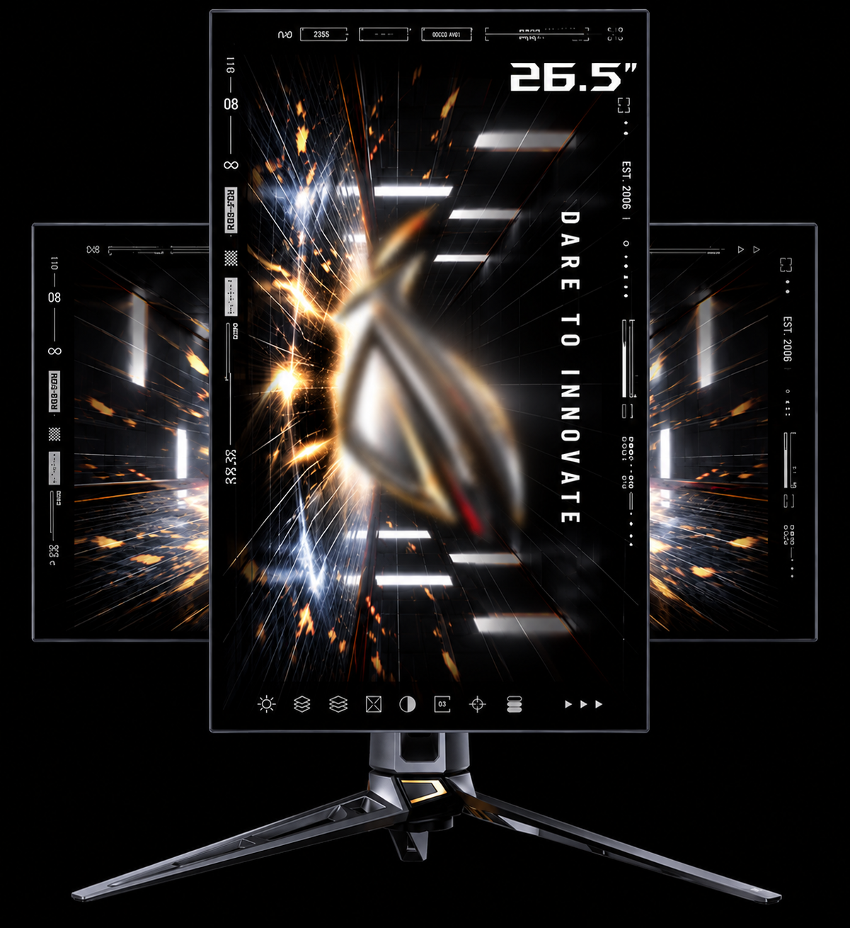 Swift 27" Dual Mode (2K 540Hz, HD 720Hz) OLED 0.02ms Gaming Monitor with FreeSync Premium Pro and HDR - 20th Edition