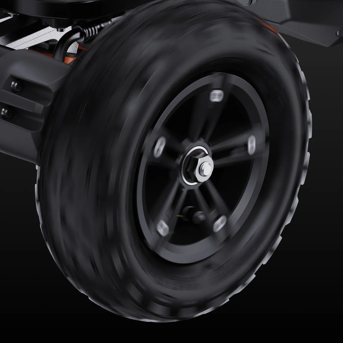 All-terrain tire low rolling resistance tread design