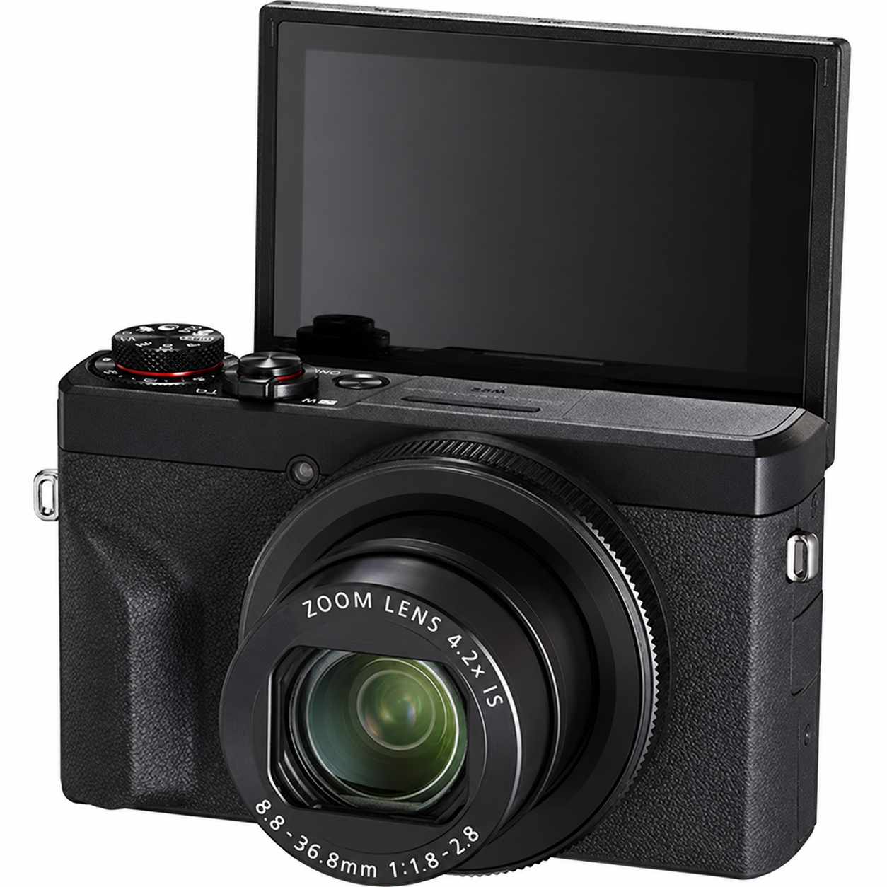 Compact Camera with 180 Degree Flip Screen