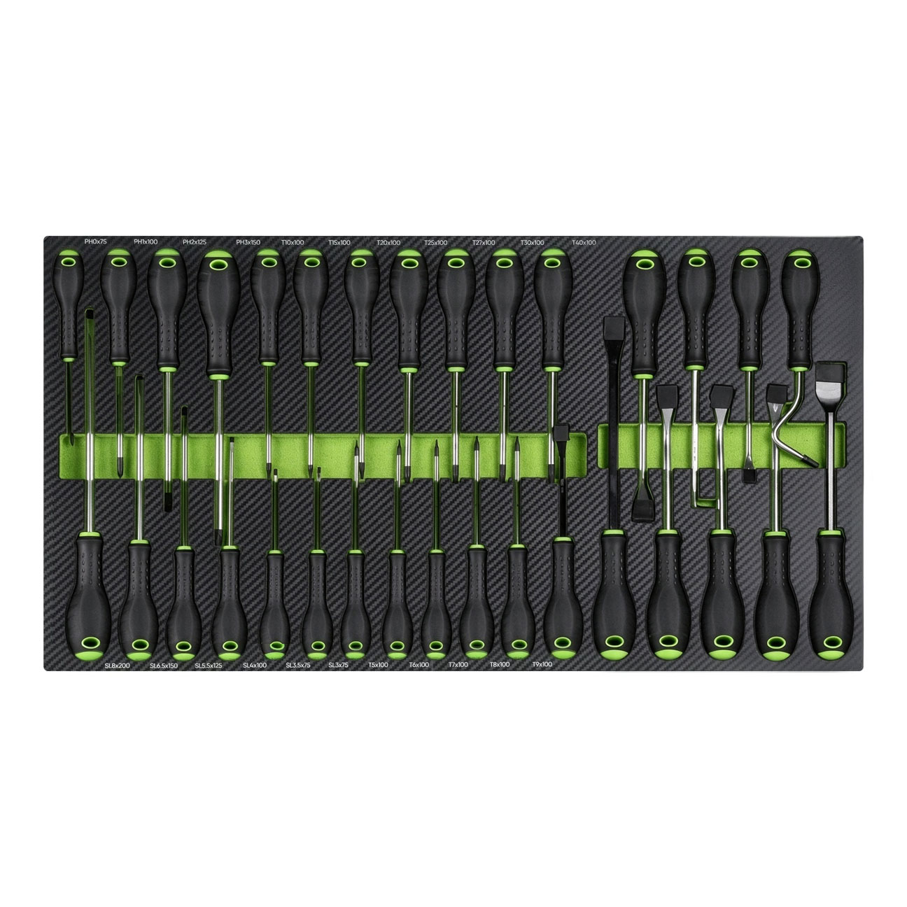 Tool trolley with tools, 8 drawers, 482 pcs, Carbon EVA