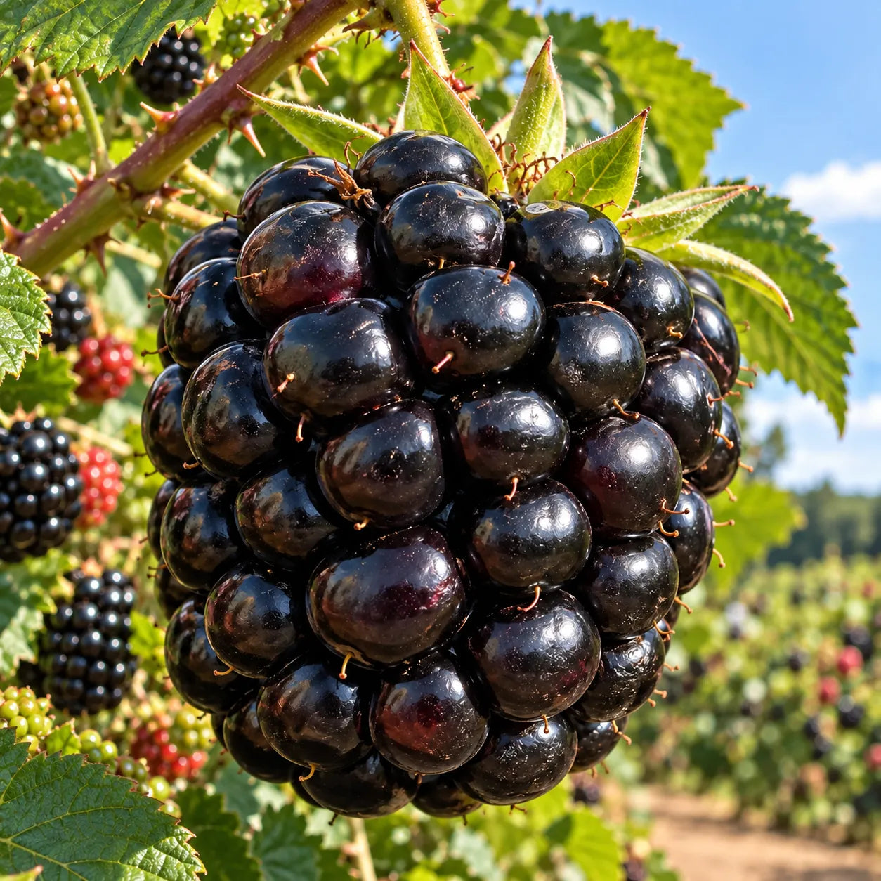 🖤 Semená obrovských sladkých černíc – extra veľké, šťavnaté plody do domácich záhrad! 🍇